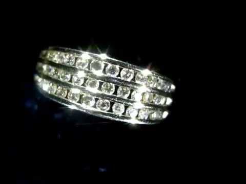 Rockland & Carter's 36 Diamond 3 Row Channel set ring