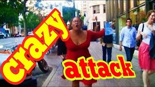 nyc subway attack cazy women
