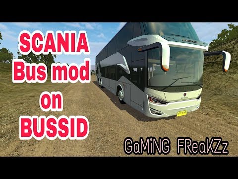 Bus simulator Indonesia |SCANIA bus mod| with mod download link Video