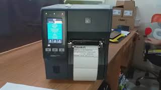 รีวิว สาธิต ทดสอบ Zebra ZT411 Barcode Printer เครื่องพิมพ์บาร์โค้ดเกรดอุตสาหกรรม industrial grade