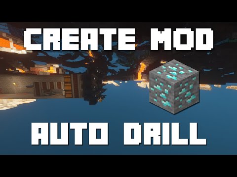 Minecraft Create Mod Tutorial - How to Make an Auto Miner Ep 25