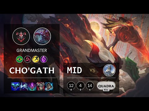 Cho'Gath Mid vs Galio - BR Grandmaster Patch 11.7