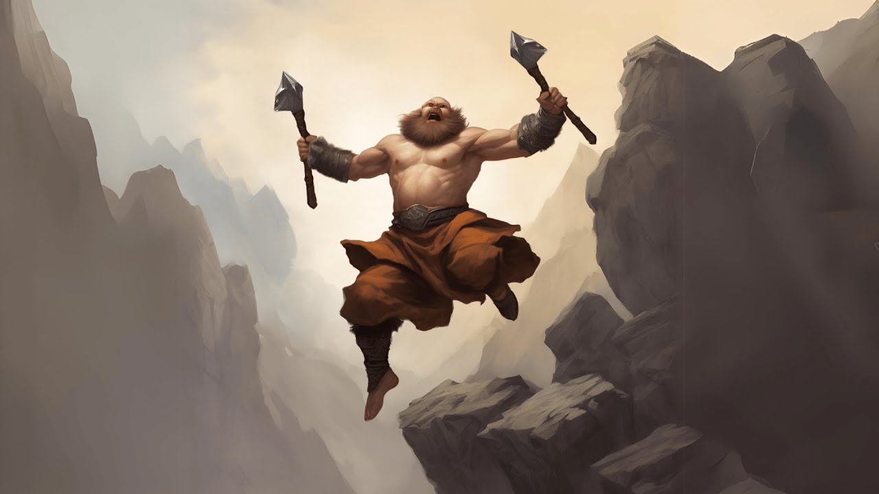 Axe Idiot Monk: Dungeons and Dragons 5th Edition Character Build