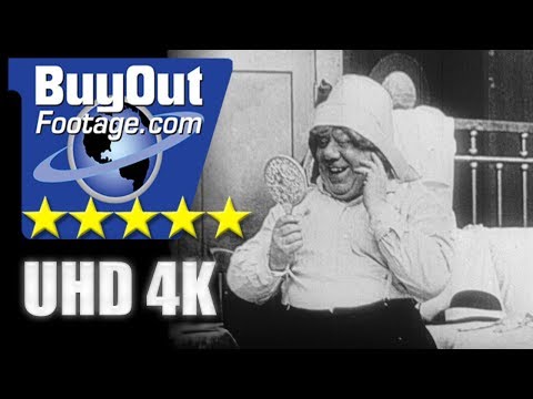 Turn of the Century 1890s - 1900s Silent Film Comedian John Bunny