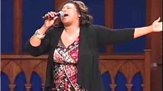 Kierra Sheard gives encouragement to the Youth, sings "Praise Him Now" and "There Is None Like You"
