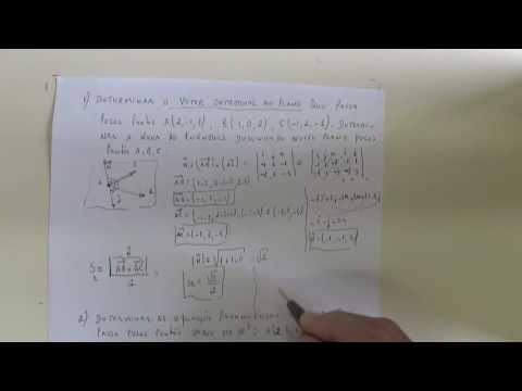 Exercícios de Análise vetorial.