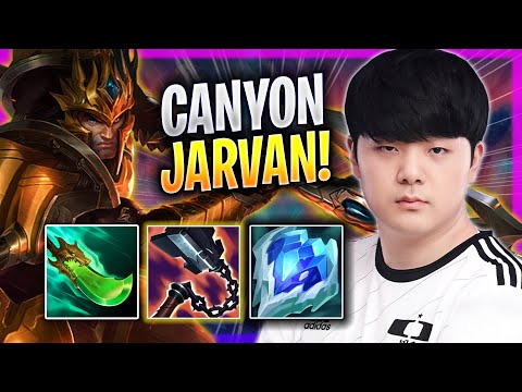 CANYON IS A GOD WITH JARVAN! - DK Canyon Plays Jarvan JUNGLE vs Sejuani! | Bootcamp 2023