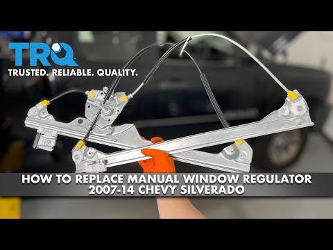 How to Replace Manual Window Regulator 2007-14 Chevy Silverado