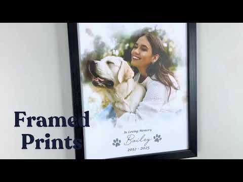 Keep Their Memory Alive – Custom Pet Memorial Products - #PetTribute #RainbowBridge #petlosssupport