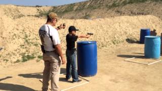 10 year old competition shooter using Glock 17