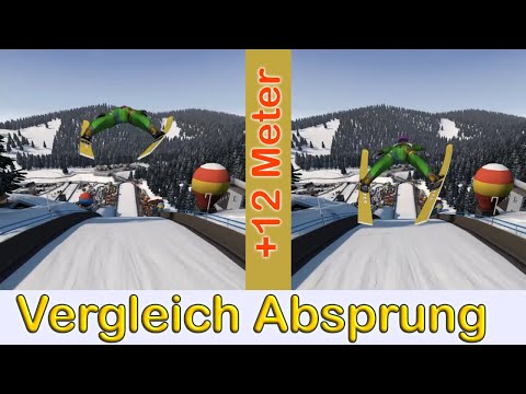 Schanzenrekord durch richtigen Absprungzeitpunkt 100m plus 12m  ❄️ SkiJumping 2021/2022