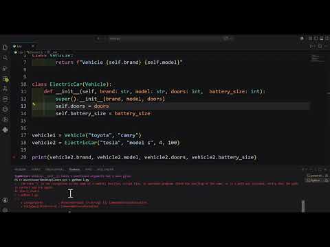 Learn Python Inheritance Polymorphism 64