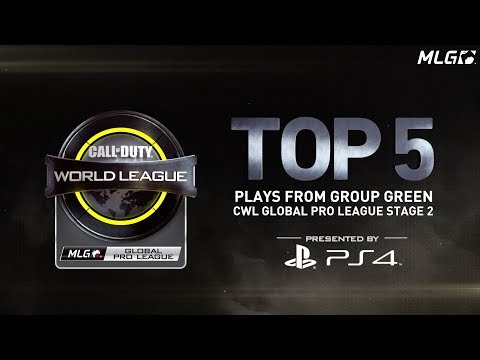 Top 5 Plays from the CWL Global Pro League Stage 2 Group Green Presented by PlayStation 4.