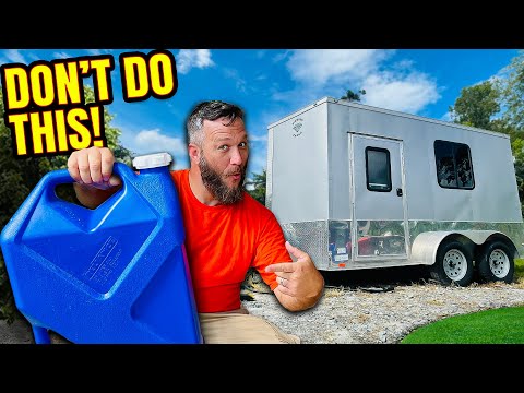 Simple DIY Camper Sink For My Cargo Camper