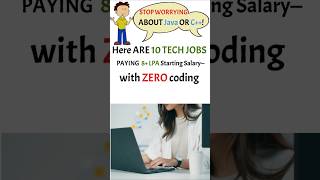 10 Tech Jobs Paying 8+ LPA starting salary (Zero Coding)