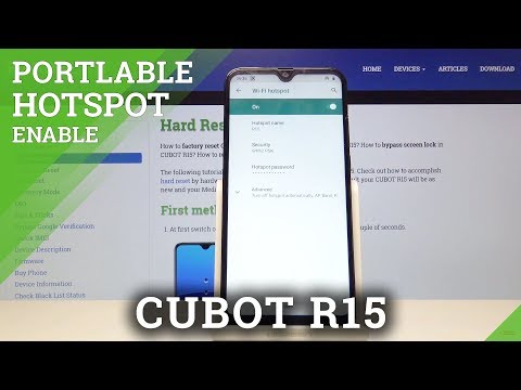How to Activate Portable Hotspot in CUBOT R15 - Network Access Point
