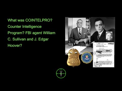 What was COINTELPRO? Counter Intelligence Program? FBI agent William C. Sullivan and J. Edgar Hoo...