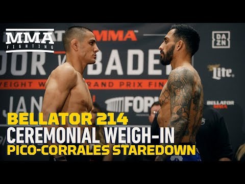 Bellator 214 Weigh-Ins: Aaron Pico vs. Henry Corrales Staredown - MMA Fighting
