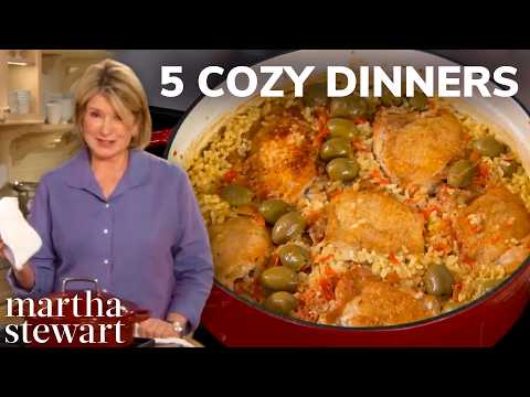 Martha Stewart's Best Cozy Dinners | Arroz Con Pollo, Veal Stew, and Pho