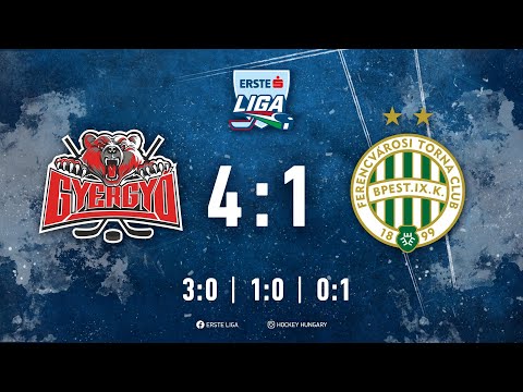 Gólösszefoglaló - EL 178 - Gyergyói Hoki Klub - FTC-Telekom 4:1 20220115