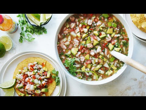Shrimp Ceviche (Ceviche De Camaron) Sonora Style