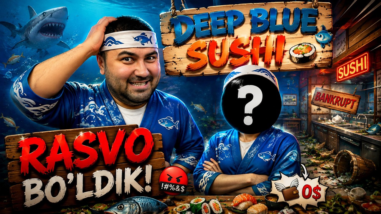 😭RASVO BO‘LDIK! ➜ Deep Blue Sushi #2