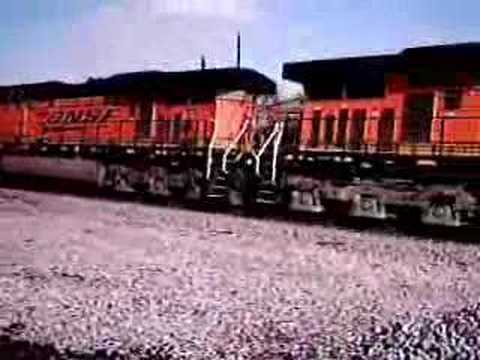Norfolk Southern 735 NB BNSF Scherer Coal Train in Austell,Ga 03-05-2008©