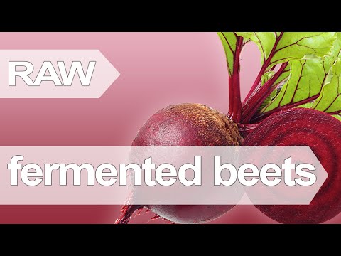 How to make fermented beetroot juice - easy recipe to make fermented beets