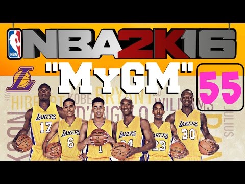 NBA2K16 PC "MyGM" [Game 55/82] - Lakers At Cavaliers - Zero Points?!?! || 720/60fps HD