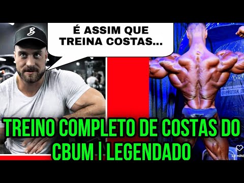 TREINO DE COSTAS DO CBUM LEGENDADO