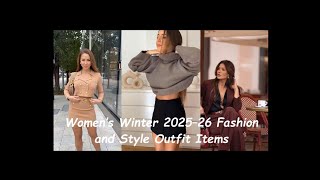 Winter 2026 Fashion and Style Outfit Items