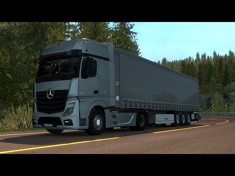 ETS 2 1.32 - ProMods 2.31 - Mercedes Actros MP4 1851 - Trip: Oslo - Dombås