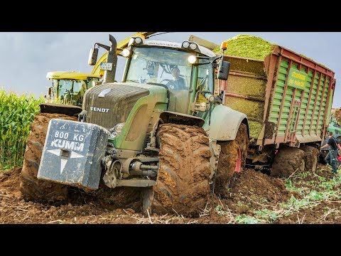 Maishäckseln | Fendt Traktoren | Lohnunternehmen Kumm Agrar | AgrartechnikHD