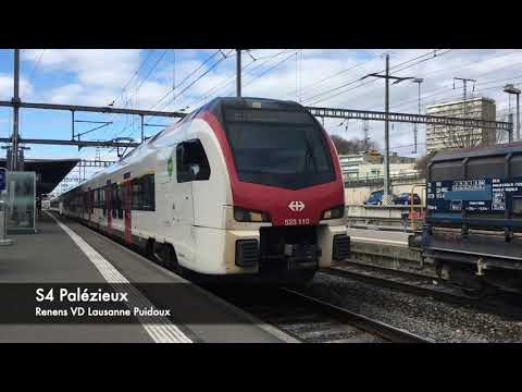 Trafic ferroviaire à Brienz, Morges et Spiez