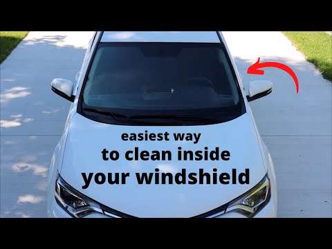 How To Easily ● Clean The INSIDE of Your Windshield ( with zero streaks ! )