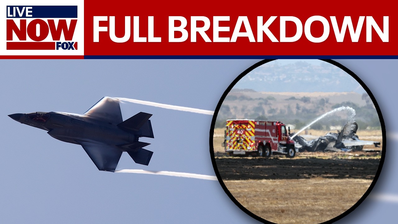 Pilot ejects before F-35 fighter jet crashes in San Diego