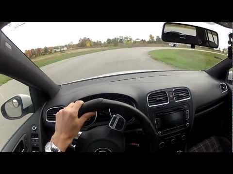 MK6 GTI getting spanked at Gingerman Raceway