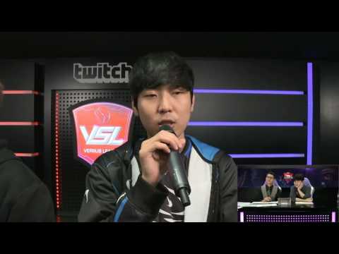 [VSL SC2] Team League Match1 Winner's Interview