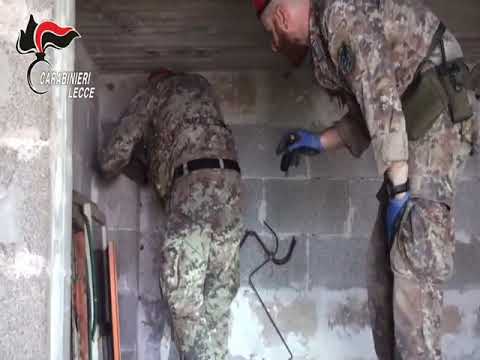 SQUINZANO, 2 ARRESTI PER PER DETENZIONE ABUSIVA DI ARMI