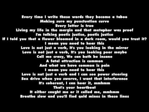 Kendrick Lamar Ft. Drake - Poetic Justice - Lyrics