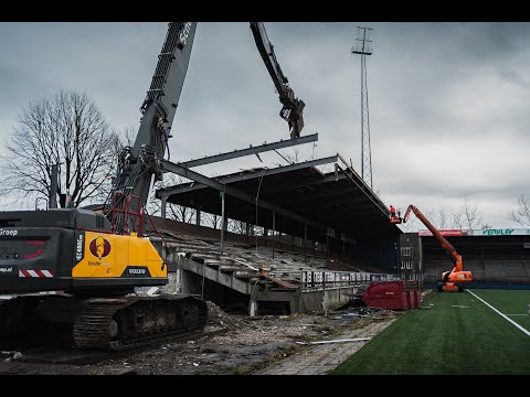 Scheffer Groep - Circulaire ontmanteling SC Cambuur Leeuwarden stadion