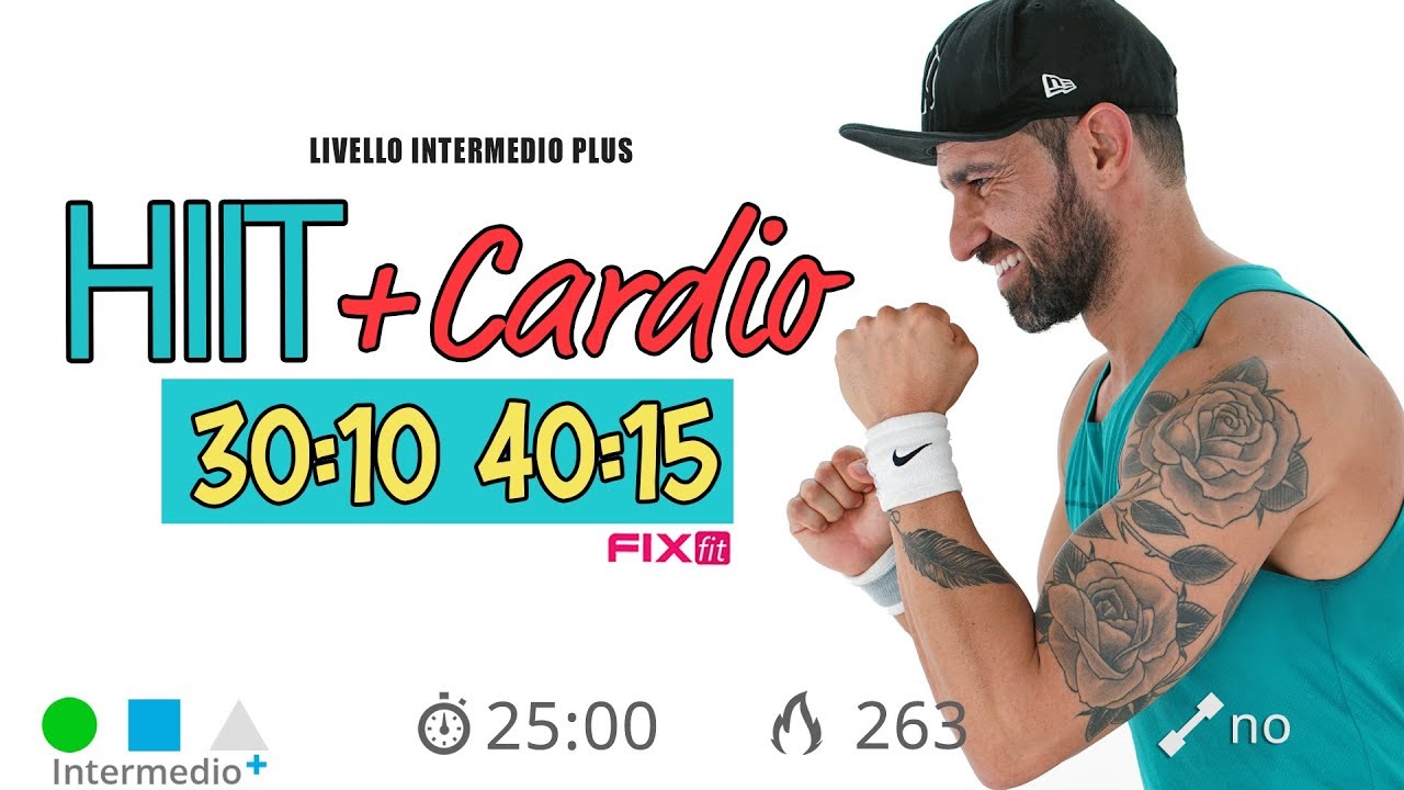 Cardio HIIT! Esercizi Cardio Brucia Grassi Ad Alta Intensità
