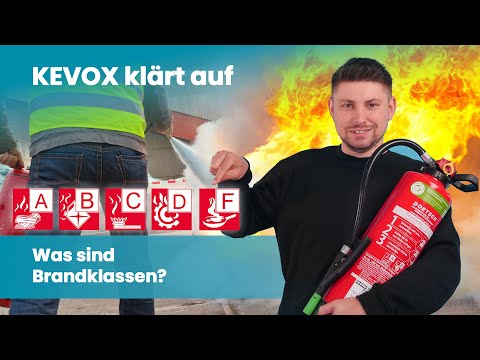 Kevox klärt auf: Was sind Brandklassen?