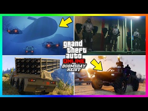 GTA Online The Doomsday Heist DLC Secret Features/Hidden Details - Jetpacks, NEW Vehicles & MORE!