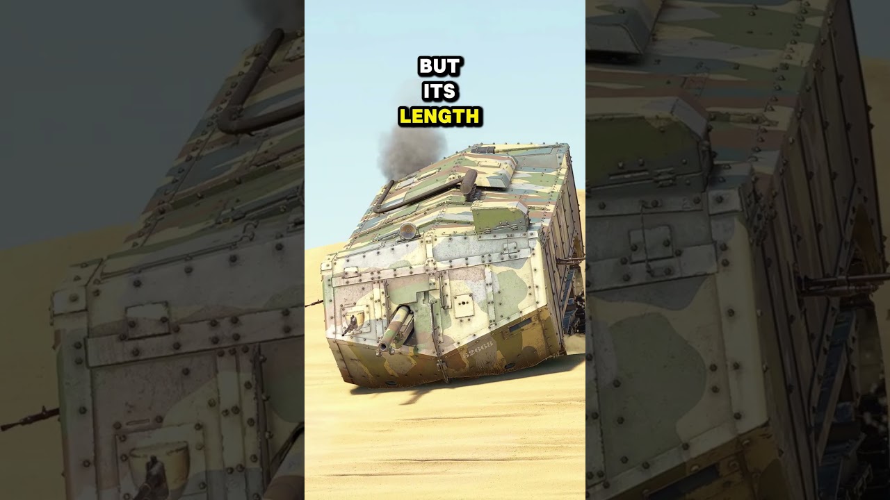 The Long Hulled Saint-Chamond TANK: