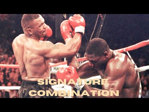 Mike Tyson - Signature Cominbation ( Rear Hook to the body Rear Uppercut to the jaw)