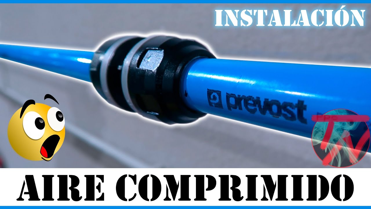⚙️ Instalación AIRE COMPRIMIDO Profesional | Herramientas NEUMÁTICAS (Prevost) Hazlo tu mimo 👨🏻‍🔧