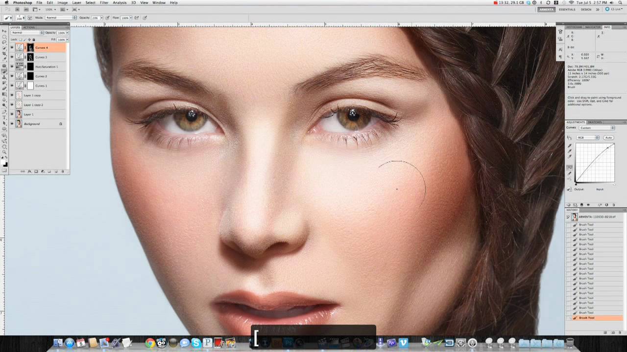 Professional Beauty Retouch - Detail Enhancement Video Tutorial - video 4