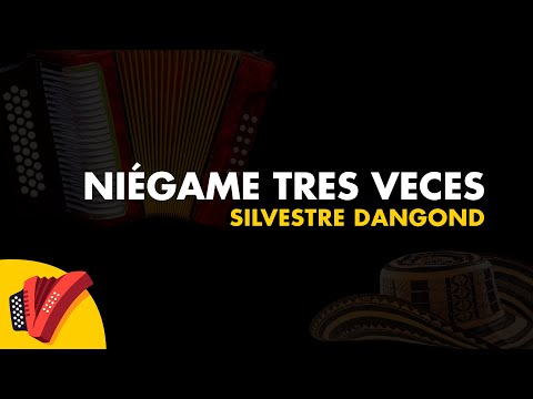 Niégame Tres Veces, Silvestre Dangond, Video Letra - Sentir Vallenato