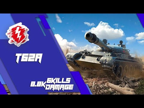 T-62A: 8864 Damage  • 6 Frags   • Mastery  • - WOT BLITZ -  •